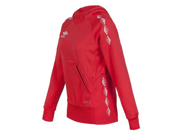 UMBRO UX-1 Hood Top jr Rosa/Hvit 128 Tøff teknisk hettegenser 